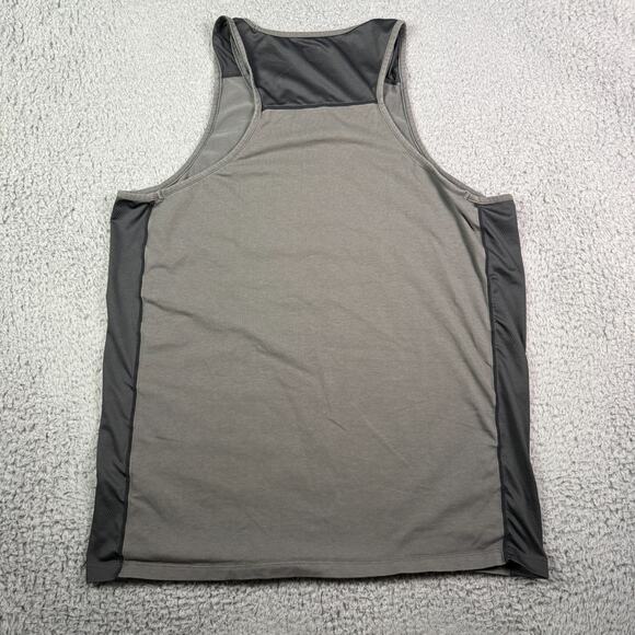 ASRV Tank Top Mens Large Gray Black Athletic Supima Blend Training Gym DSG-0809 - Picture 7 of 10